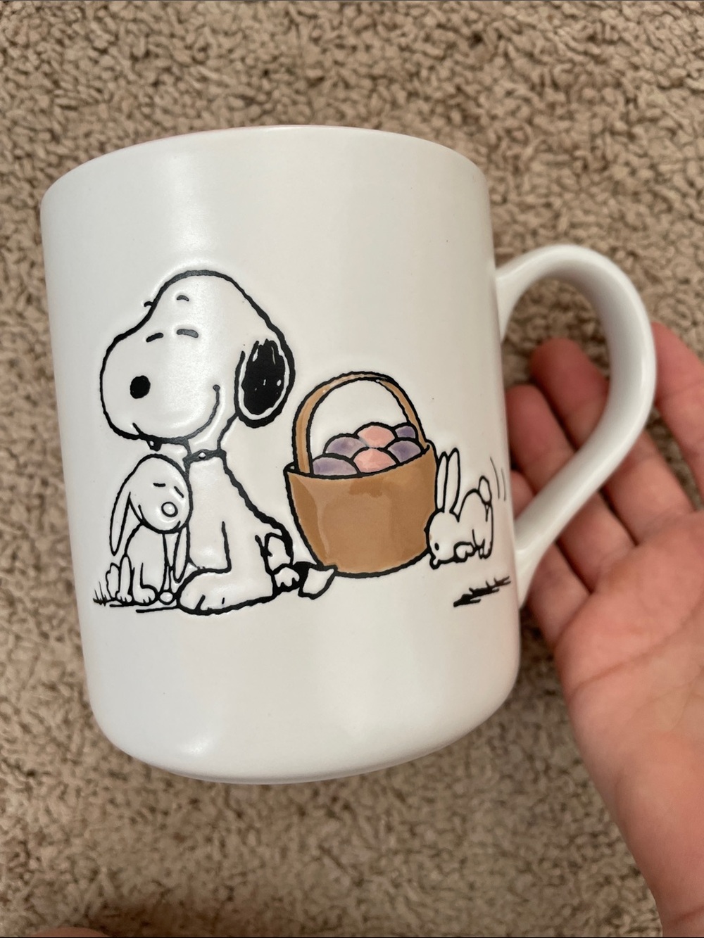 Peanuts Snoopy Easter Themed Mug
